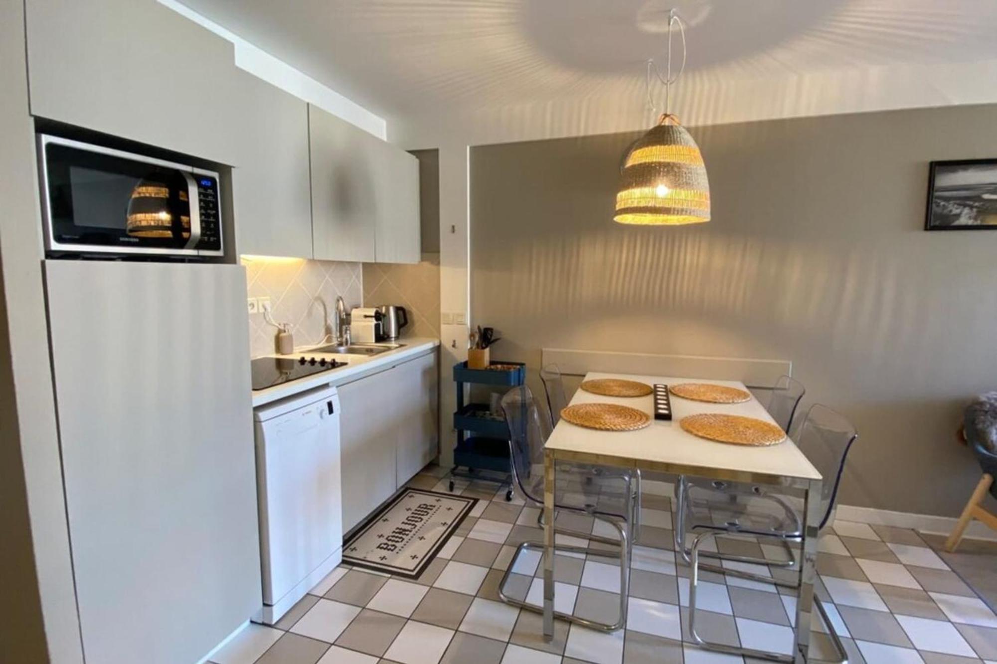 Very Nice 6 Person Apart With Swimming Pool Tennis Court And Car Park 202 Le Touquet Exterior photo